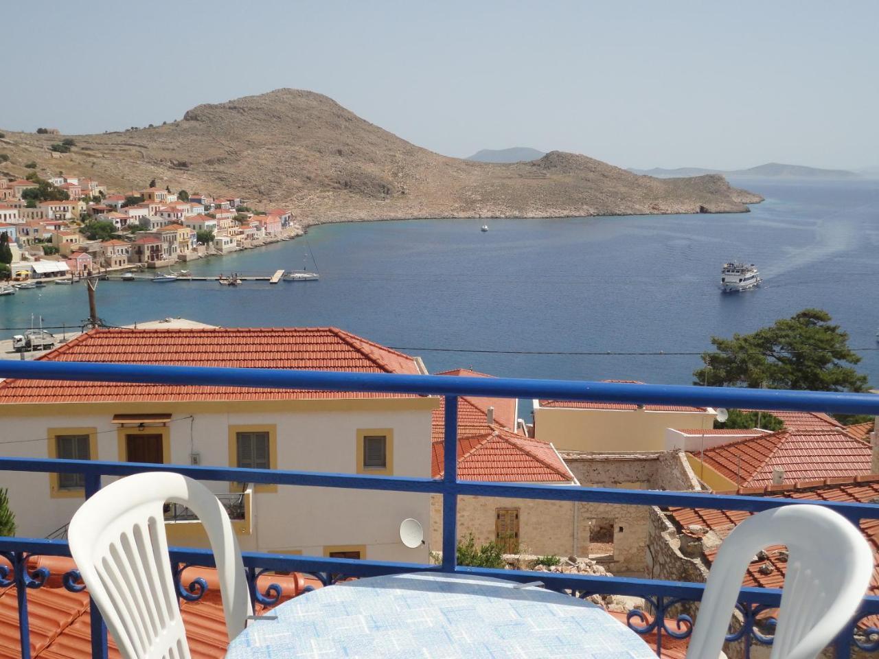 Villa Yorgos Chalki Town Exterior foto